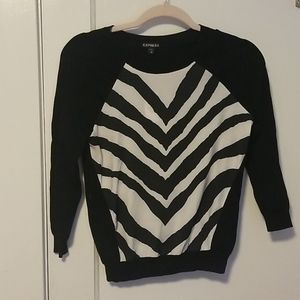 Express Zebra Print Top